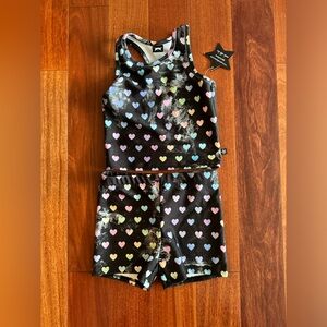 Pixie Lane Cropped Raceback Tank & Tumble Short